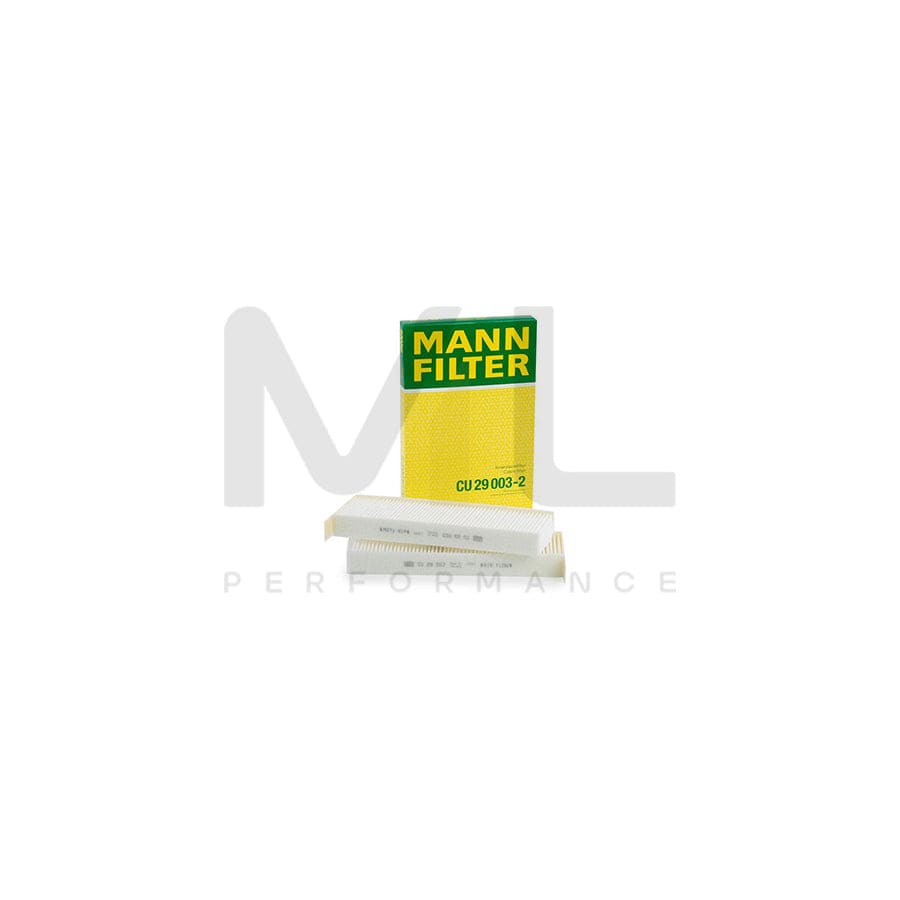 MANN-FILTER CU 29 003-2 Pollen filter Particulate Filter | ML Performance Car Parts