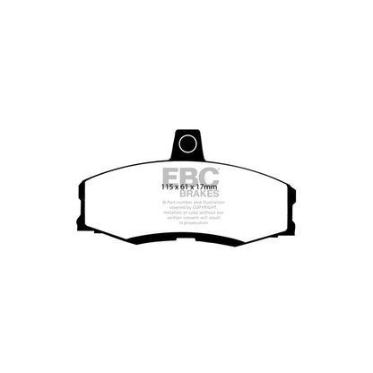 EBC PD01KF1366 Skoda Favorit Greenstuff Front Brake Pad & Plain Disc Kit  2 | ML Performance UK Car Parts