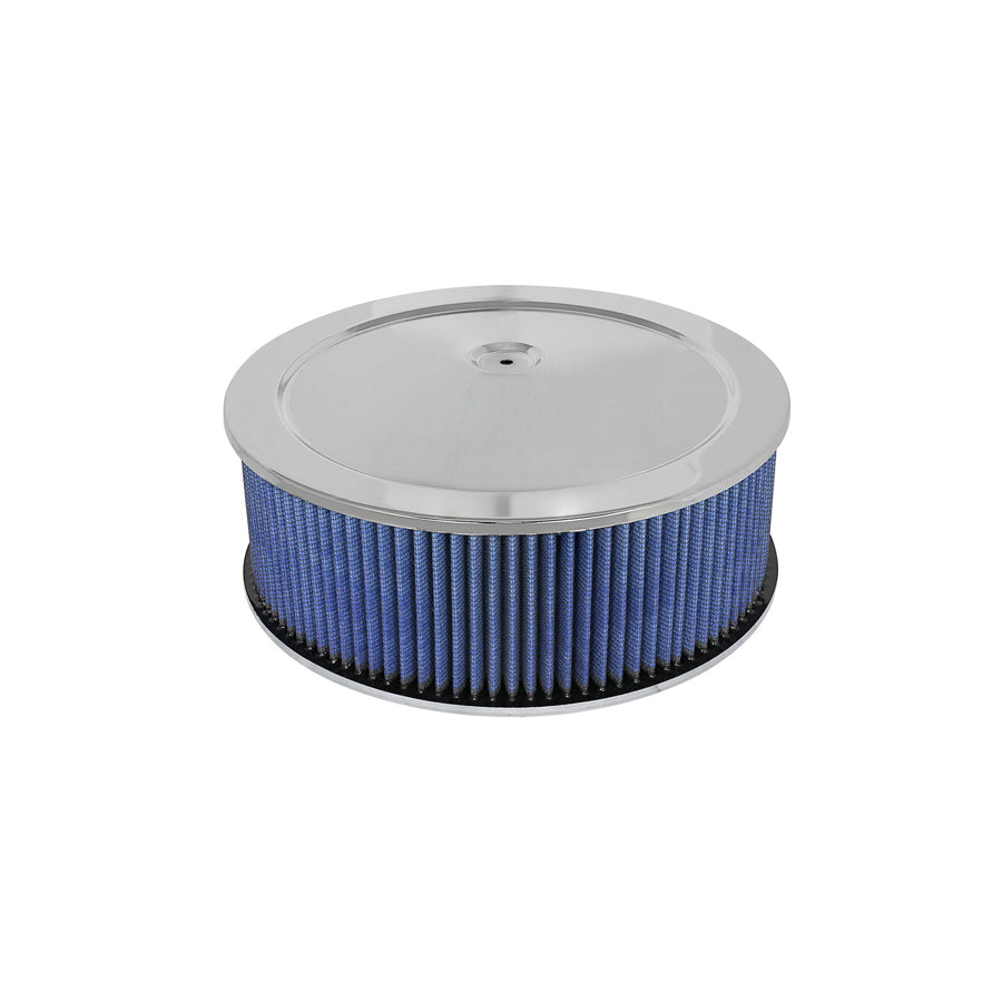  aFe 18-21403 14 IN OD x 5 H IN w/ Expanded Metal and Chrome Pans Round Racing Air Filter  | ML Performance UK Car Parts