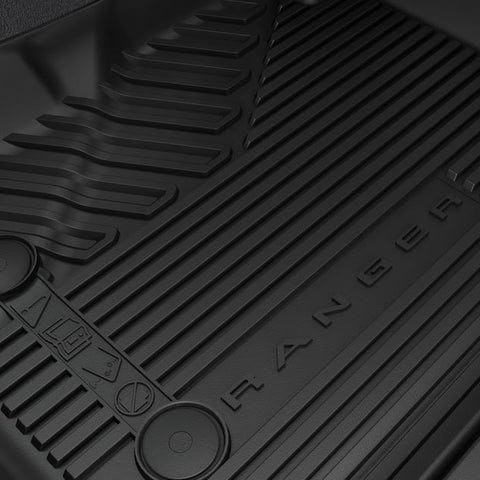 GENUINE FORD 2587122 RANGER RUBBER FLOOR MATS FRONT AND REAR, BLACK | ML Performance UK