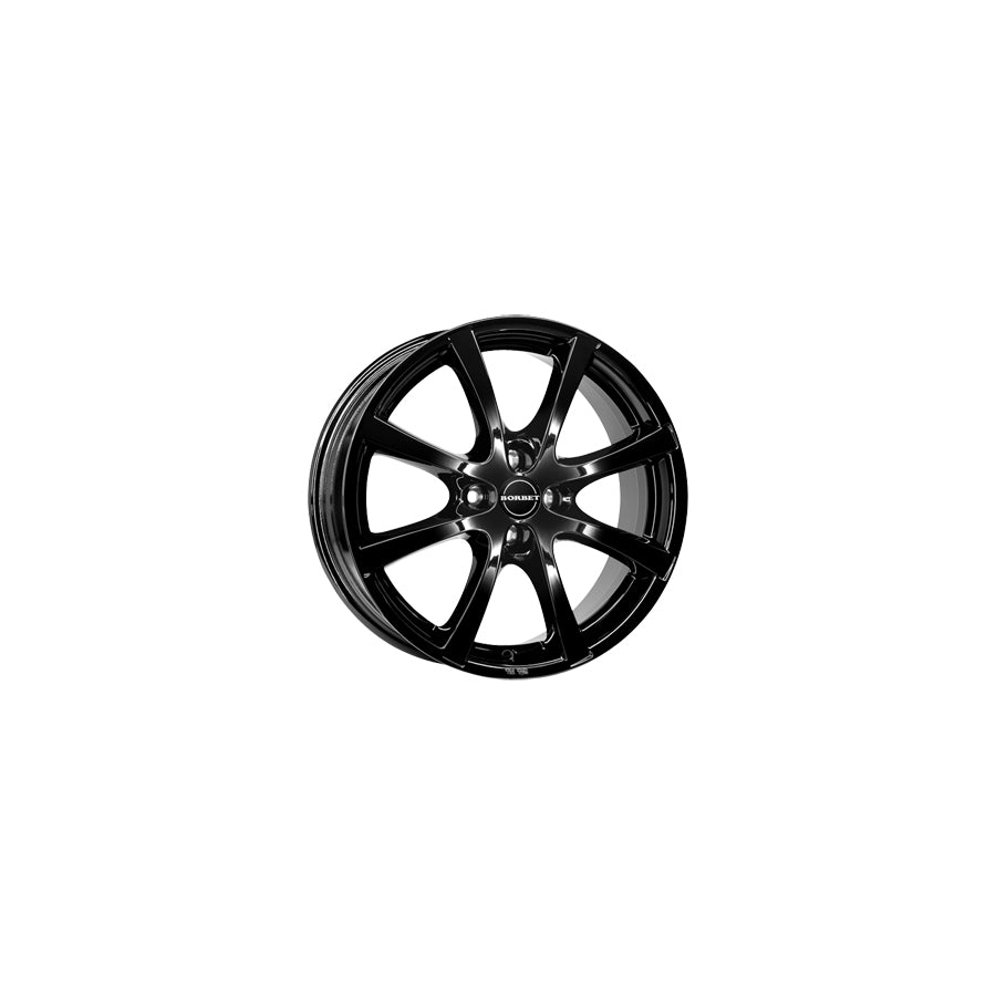 Borbet LV4 7x16 ET25 LV4 70625108465,1BG Glossy Black Wheel | ML Performance UK Car Parts