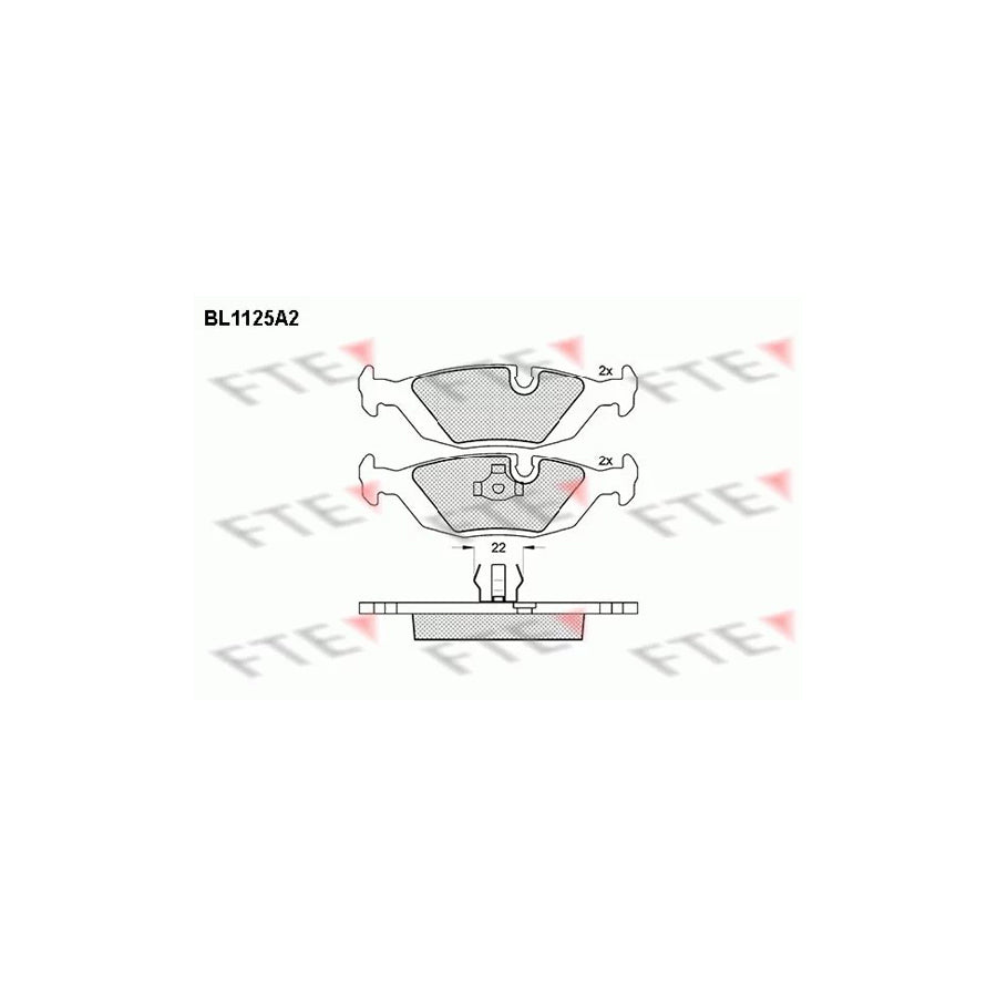 Fte BL1125A2 Brake Pad Set | ML Performance UK Car Parts