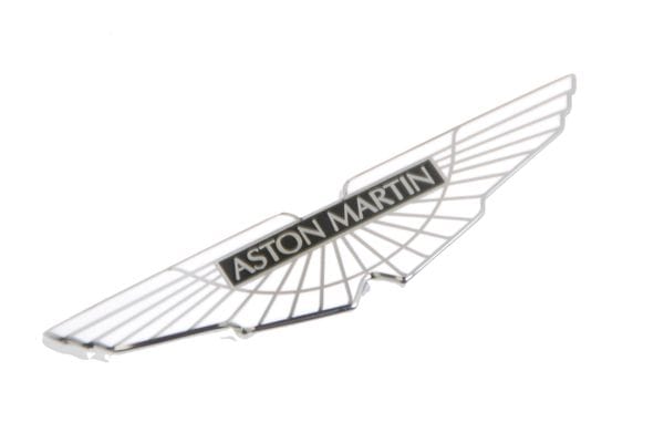 Aston Martin 8D33-407A74-BB Aston Martin Wings Badge (Black Inlay) | ML Performance UK Car Parts