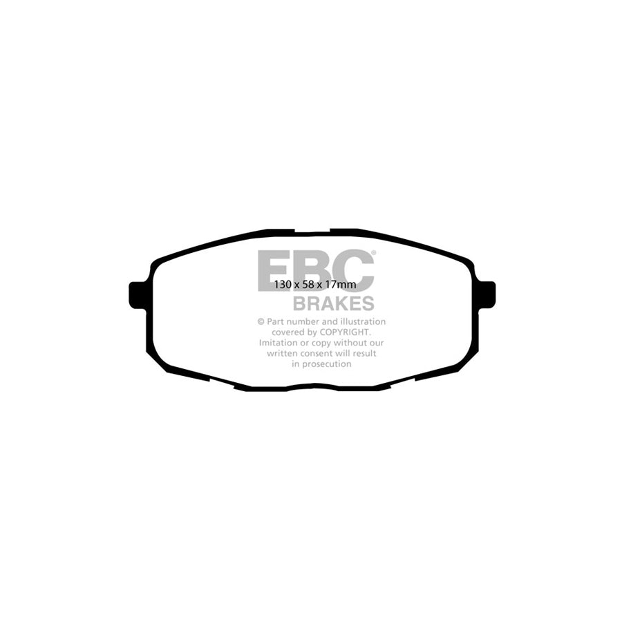 EBC DP1562 Hyundai Kia Ultimax Front Brake Pads - Sumitomo Caliper 2 | ML Performance UK Car Parts