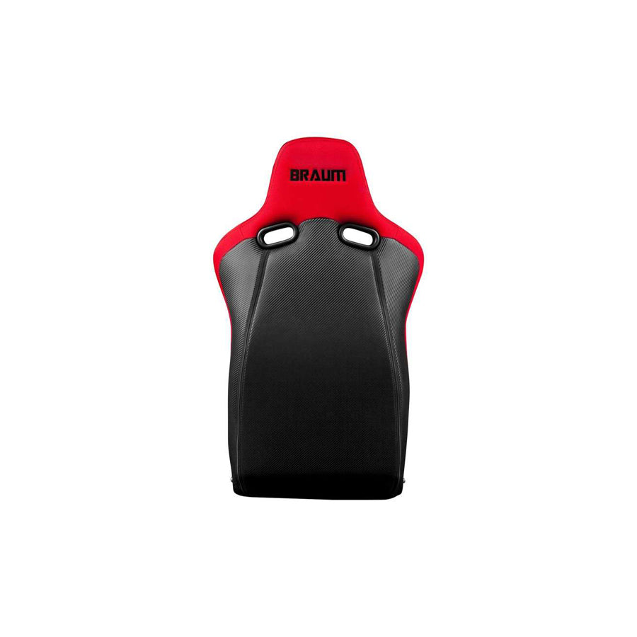 BRAUM Venom-R Fixed Back Bucket Seat Red Cloth - Priced Per Seat