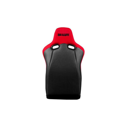 BRAUM Venom-R Fixed Back Bucket Seat Red Cloth - Priced Per Seat