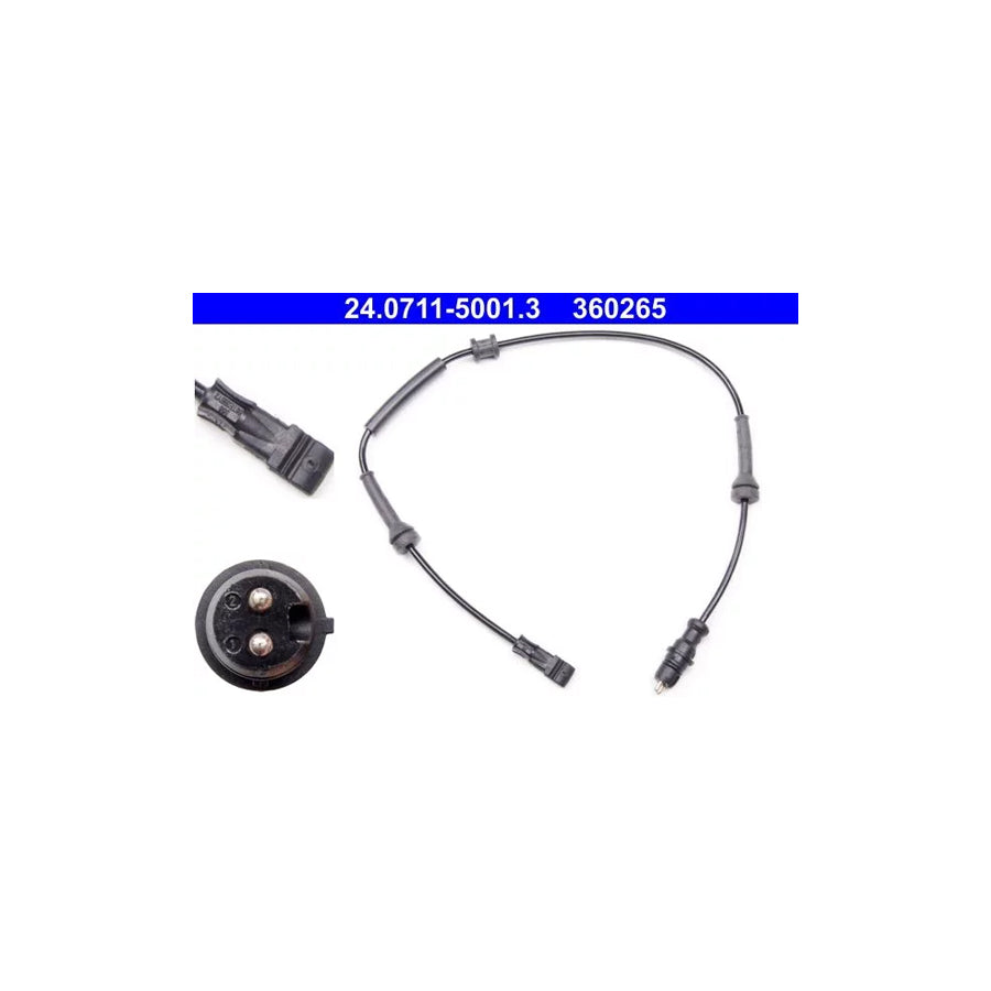 ATE 24.0711-5001.3 Abs Sensor For Renault Laguna