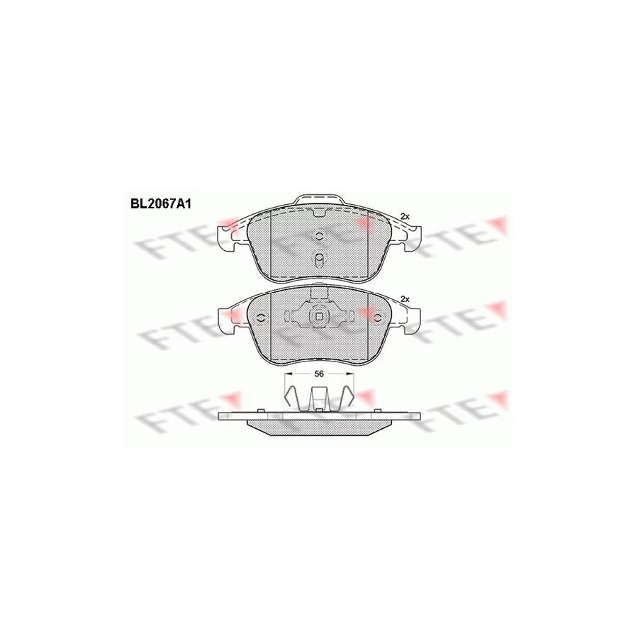 Fte BL2067A1 Brake Pad Set | ML Performance UK Car Parts