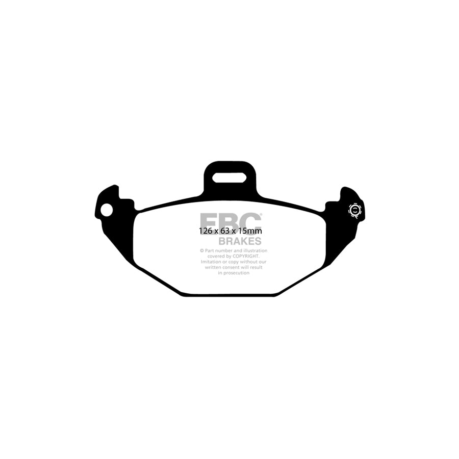 EBC PDKR763 Renault Laguna Ultimax Rear Brake Pad & Plain Disc Kit - Brembo Caliper 2 | ML Performance UK Car Parts