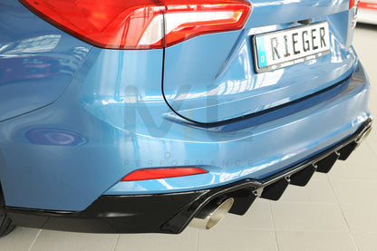 Rieger 00088242 Ford DEH Focus 4 Rear Diffuser (Inc. Focus 4 ST) 6 | ML Performance UK Car Parts