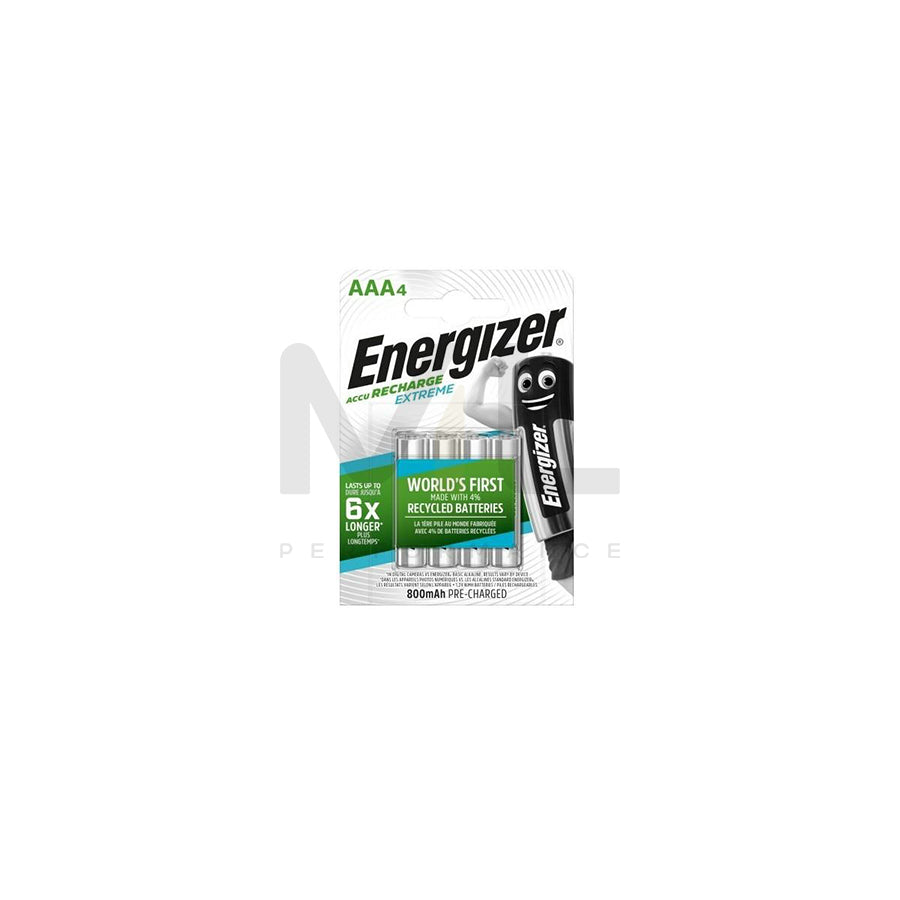 ENERGIZER AAA (HR03), Extreme E300624400 Battery 1.2V, 800mAh, standard, 4 | ML Performance Car Parts