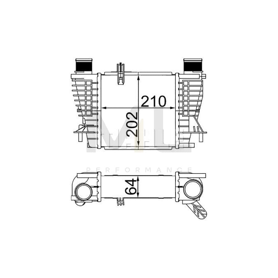 MAHLE ORIGINAL CI 264 000S Intercooler | ML Performance Car Parts