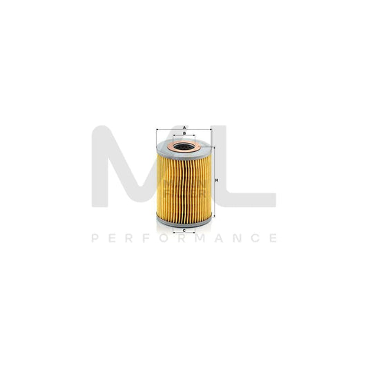 MANN-FILTER H 1038 Oil Filter Filter Insert | ML Performance Car Parts