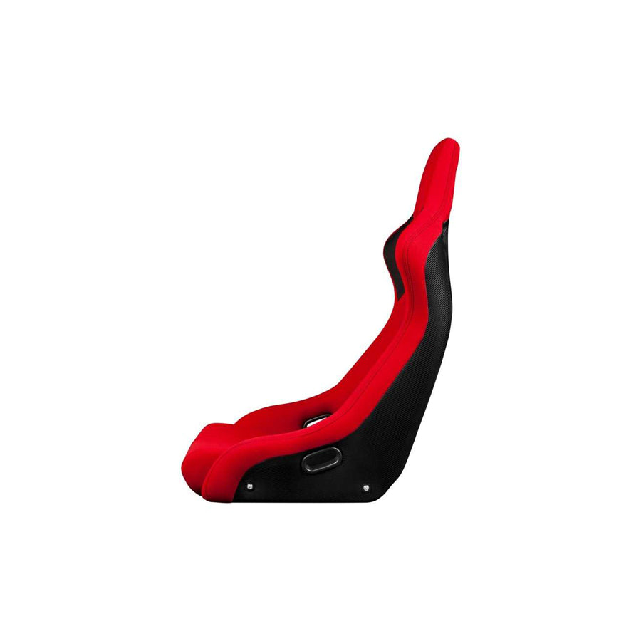 BRAUM Venom-R Fixed Back Bucket Seat Red Cloth - Priced Per Seat