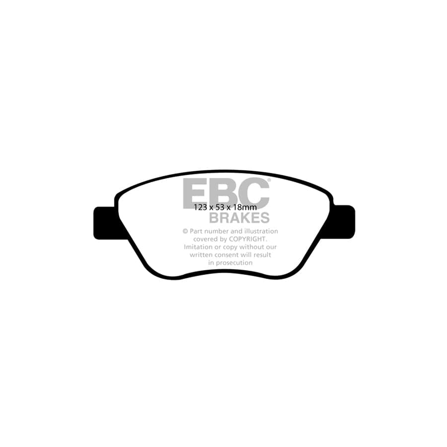 EBC PDKF1617 Proton Gen-2 Ultimax Front Brake Pad & Plain Disc Kit 2 | ML Performance UK Car Parts