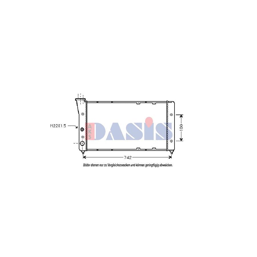 AKS Dasis 041130N Engine Radiator | ML Performance UK