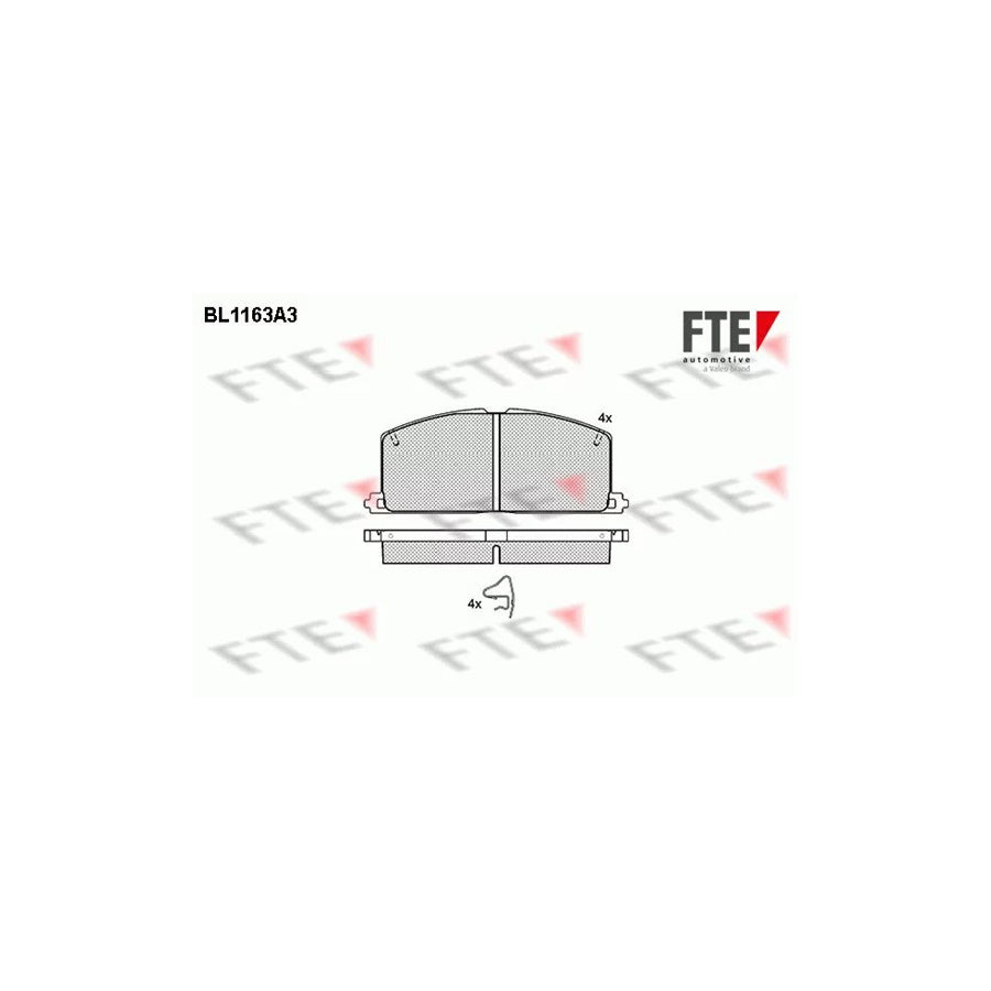 Fte BL1163A3 Brake Pad Set | ML Performance UK Car Parts