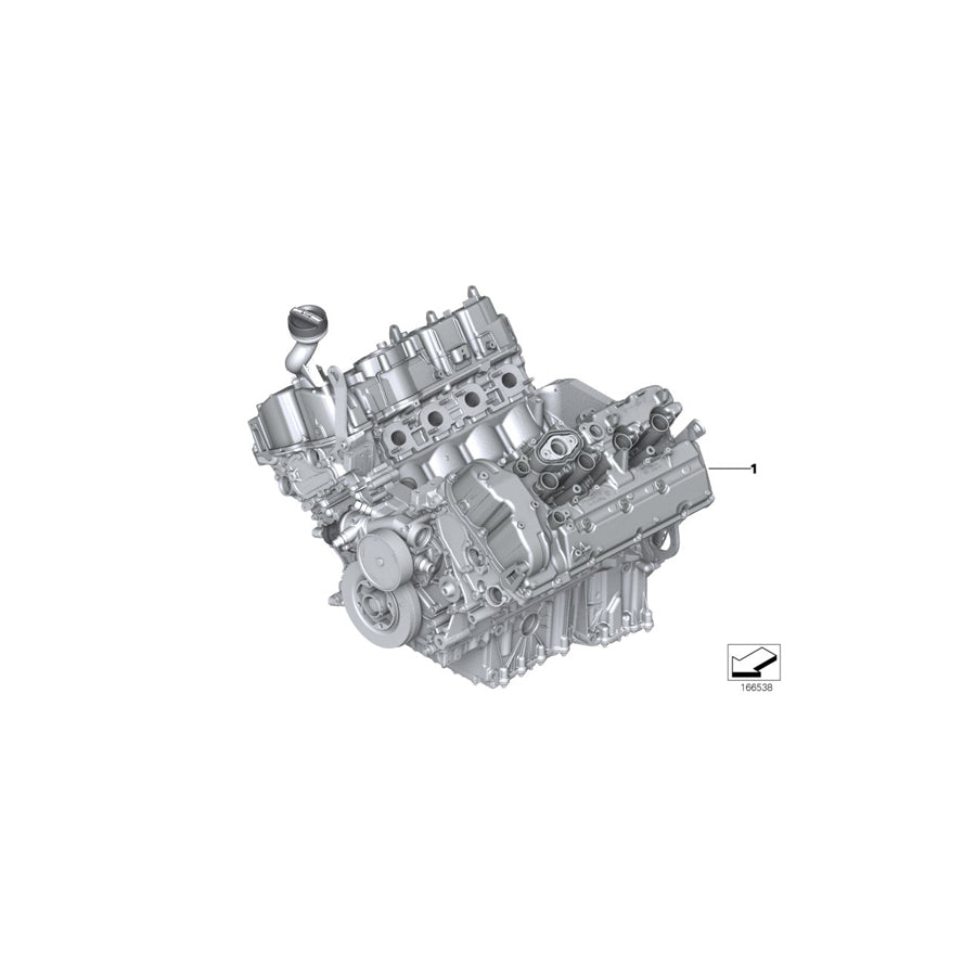 Genuine BMW 11002296762 E70 E71 Short Engine S63B44A (Inc. X5 M & X6 M) | ML Performance UK