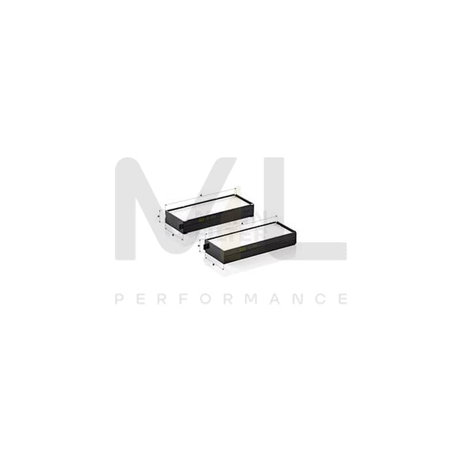 MANN-FILTER CU 2542-2 Pollen filter Particulate Filter | ML Performance Car Parts