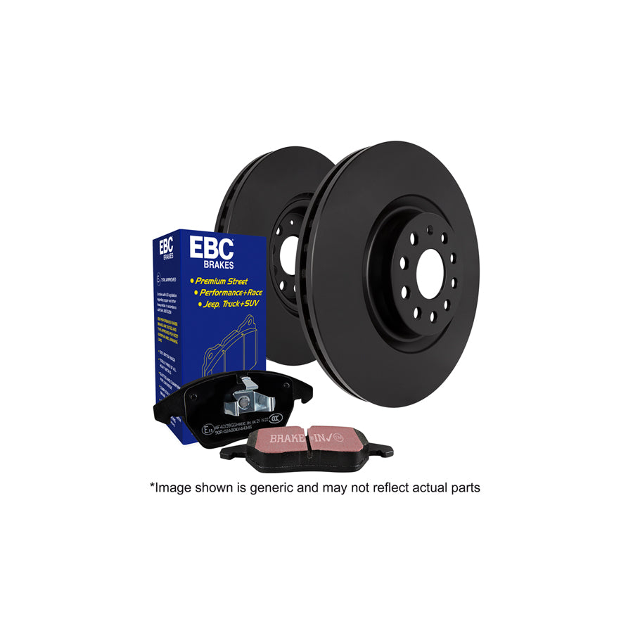 EBC PDKR772 Renault Megane Ultimax Rear Brake Pad & Plain Disc Kit - ATE Caliper 1 | ML Performance UK Car Parts