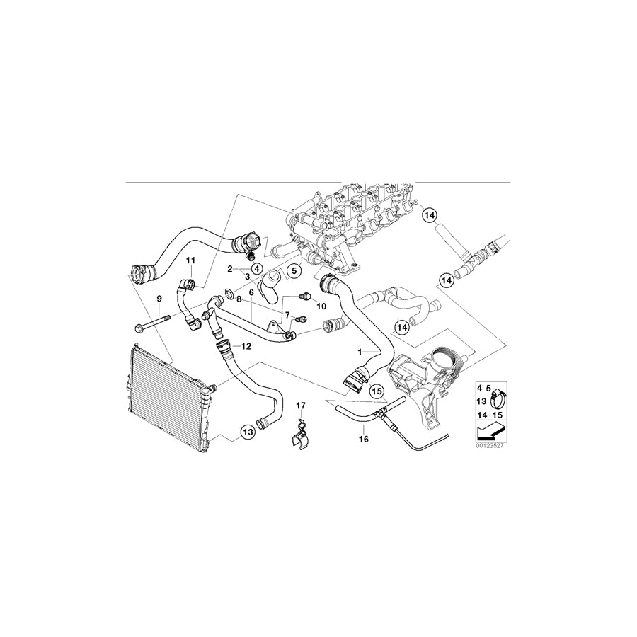 Genuine BMW 11532248541 E39 Hose Clamp (Inc. 520d) | ML Performance UK Car Parts