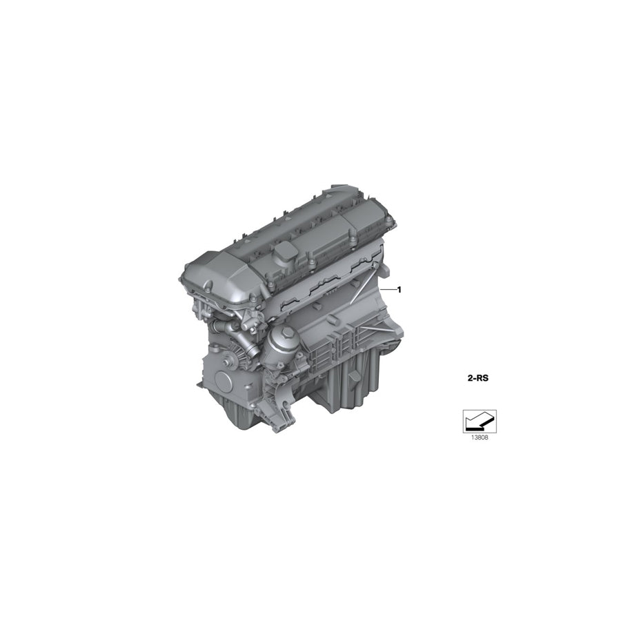 Genuine BMW 11001714591 E46 Exch. Short Engine 256S4 (Inc. 323Ci & 323i) | ML Performance UK