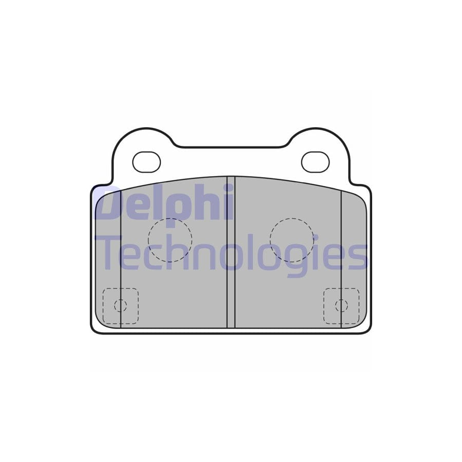 Delphi Lp2177 Brake Pad Set For Mitsubishi Lancer Viii Saloon (Cy_A, Cz_A)