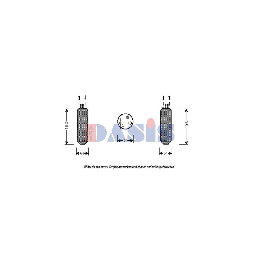 AKS Dasis 800328N Dryer, Air Conditioning For Hyundai Amica / Atoz (Mx) | ML Performance UK