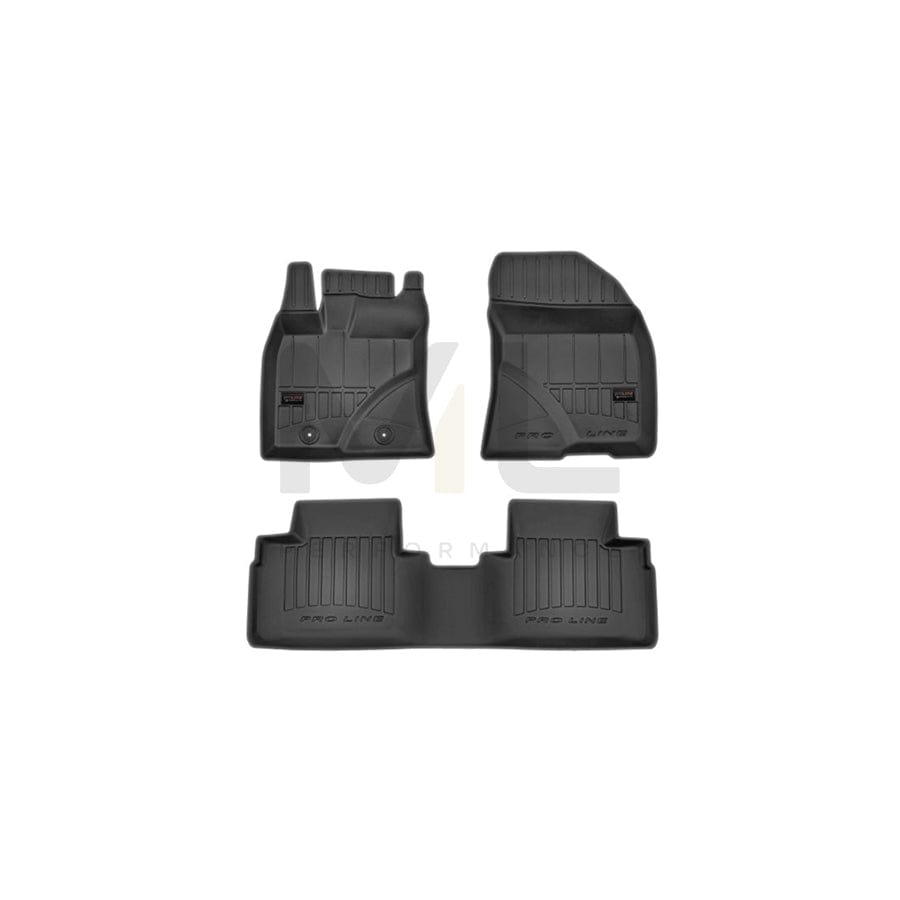 FROGUM Tailored 3D407398 Floor mat set for TOYOTA AVENSIS Elastomer, Front and Rear, Quantity: 3, Black | ML Performance Car Parts