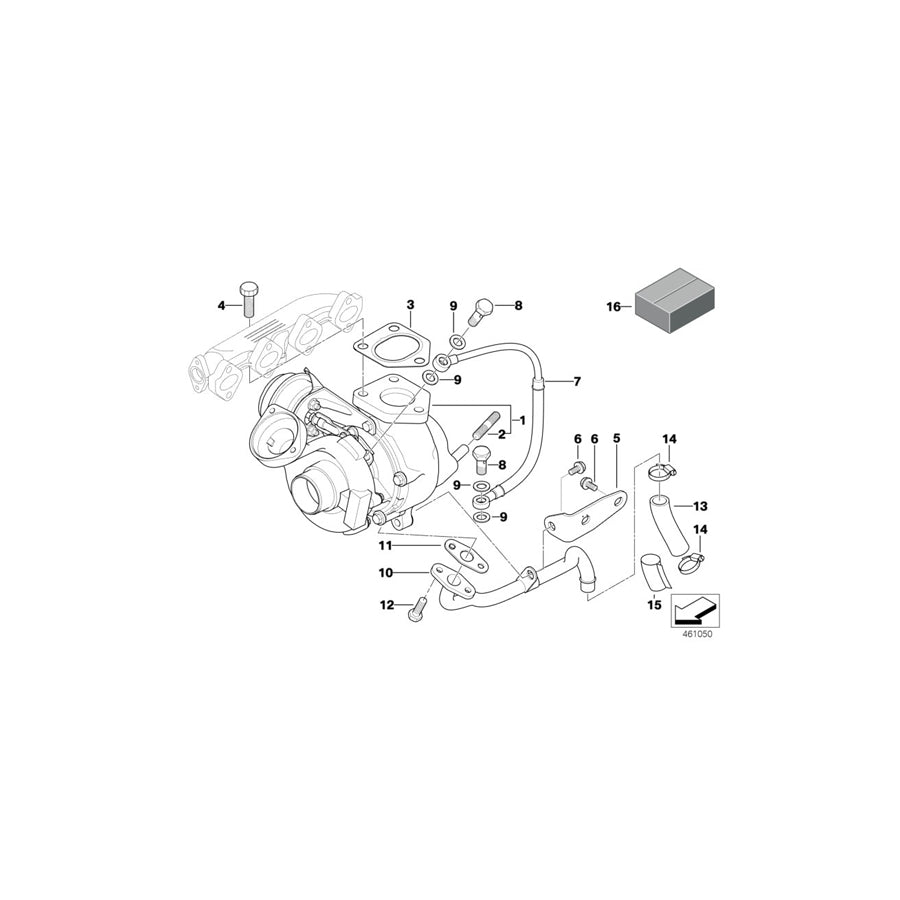 Genuine BMW 11422247301 E46 E39 Return Pipe (Inc. 318d, 520d & 320d) | ML Performance UK Car Parts