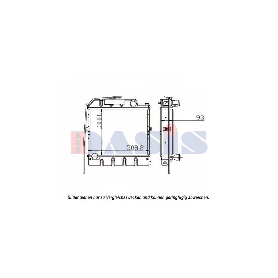 AKS Dasis 440657N Engine Radiator | ML Performance UK