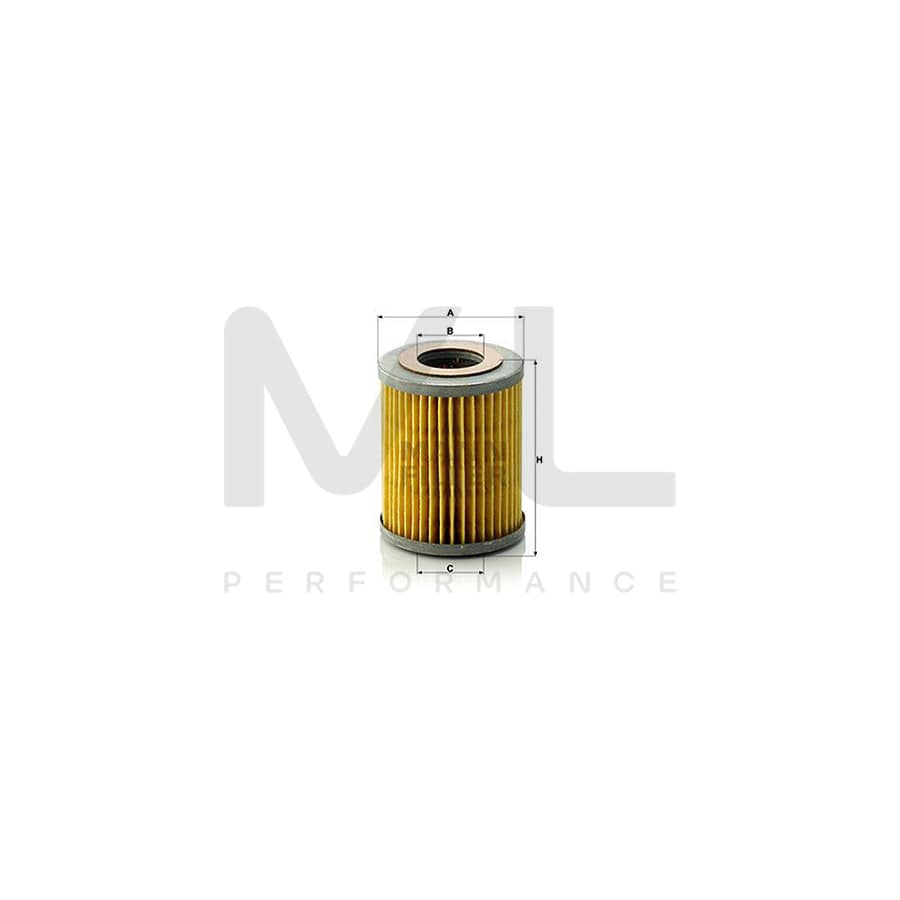 MANN-FILTER H 813/1 x Oil Filter with seal, Filter Insert | ML Performance Car Parts