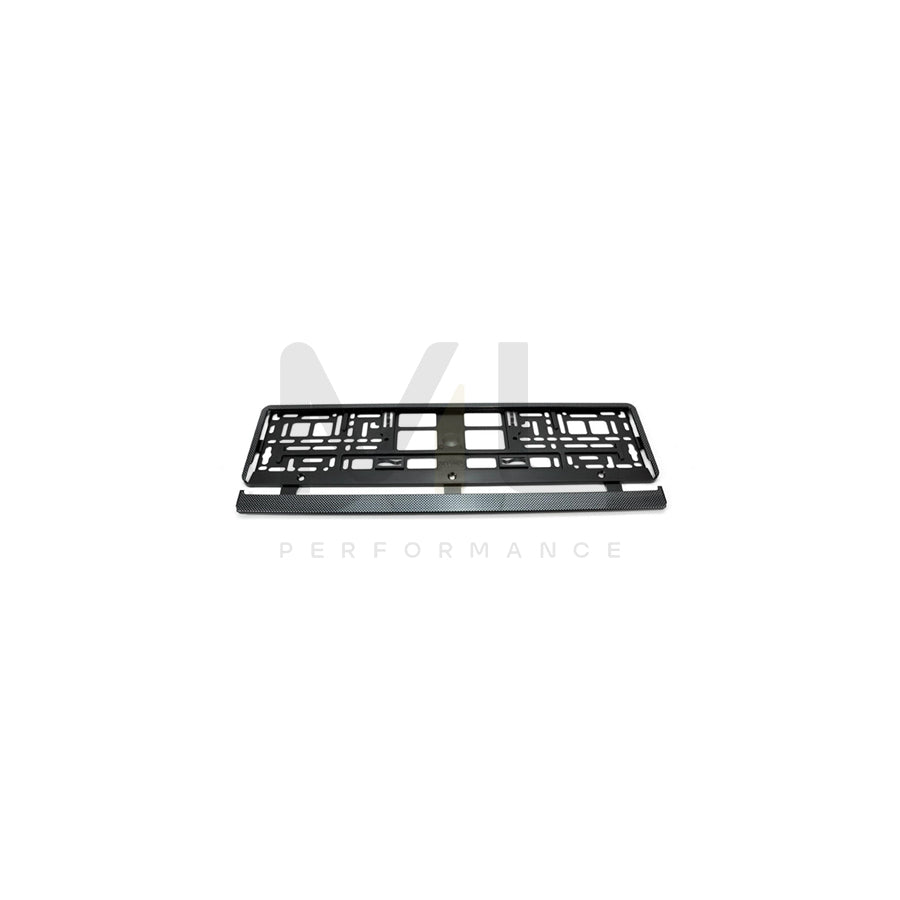 UTAL 01165 Number plate holder Black, Carbon, Chromed, frameless | ML Performance Car Parts