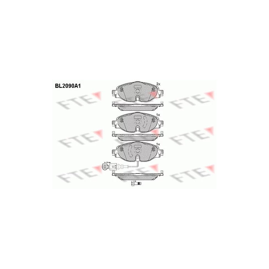 Fte BL2090A1 Brake Pad Set | ML Performance UK Car Parts