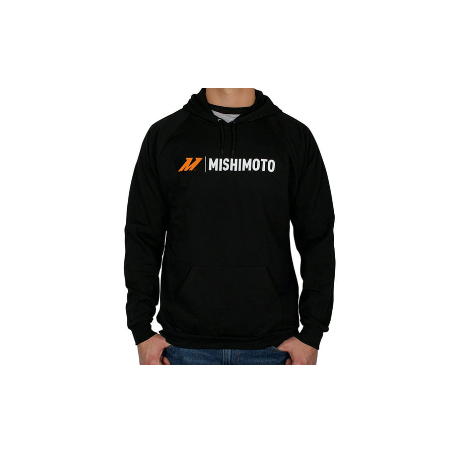 Mishimoto MMAPL-HOOD-BKLOGOMD Logo Hoodie, Black, Medium