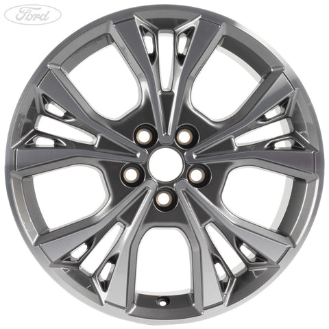 GENUINE FORD 2216079 S-MAX & GALAXY ALLOY WHEEL 18" 5-SPOKE Y DESIGN, ROCKMETALLIC MACHINED | ML Performance UK