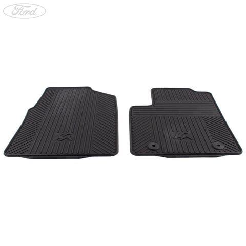 GENUINE FORD 1806157 FRONT RUBBER CONTOUR FLOOR MAT KIT AMBM5B-130B18-BA3YYW | ML Performance UK