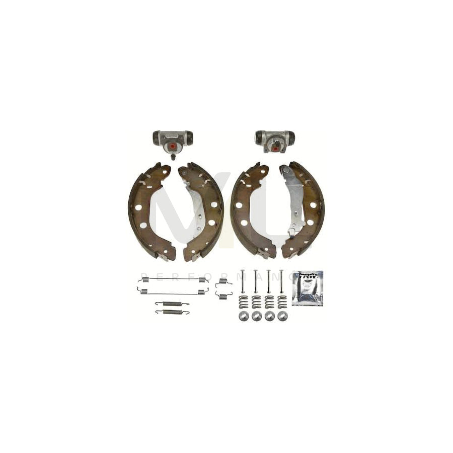 TRW Brake Kit BK1072 Brake Shoe Set for RENAULT KANGOO with wheel brake cylinder | ML Performance Car Parts