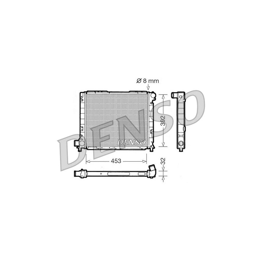 Denso DRM09052 Drm09052 Engine Radiator For Fiat Croma I Hatchback (154) | ML Performance UK