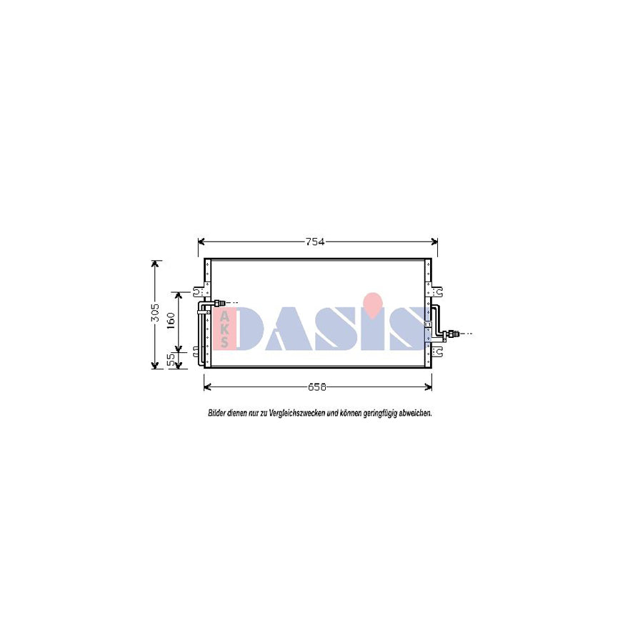 AKS Dasis 102040N Air Conditioning Condenser For Honda Integra I Hatchback (Da) | ML Performance UK