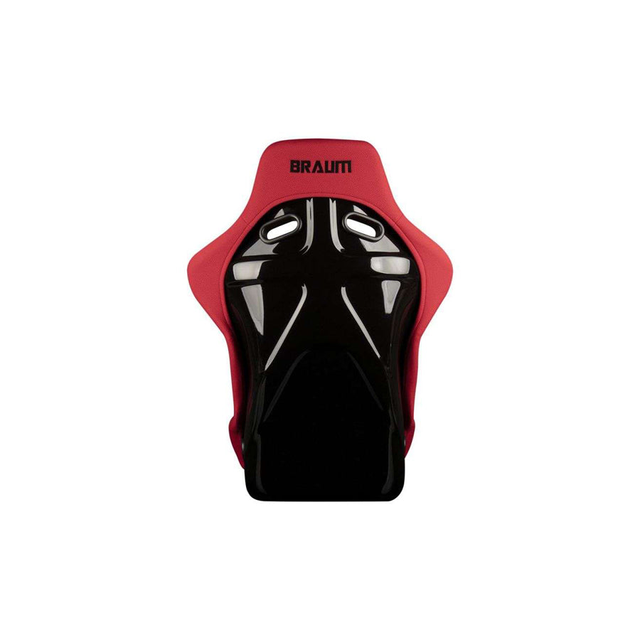 BRAUM Falcon-R Series Fixed Back Bucket Composite Seat Red Cloth - Priced Per Seat