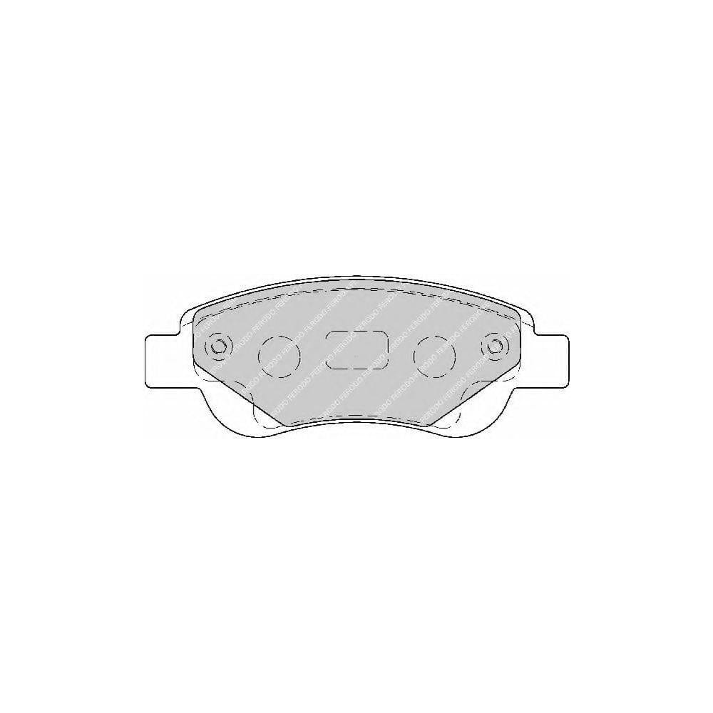 Ferodo Sl Fsl1506 Brake Pad Set With Acoustic Wear Warning | ML Performance Car Parts