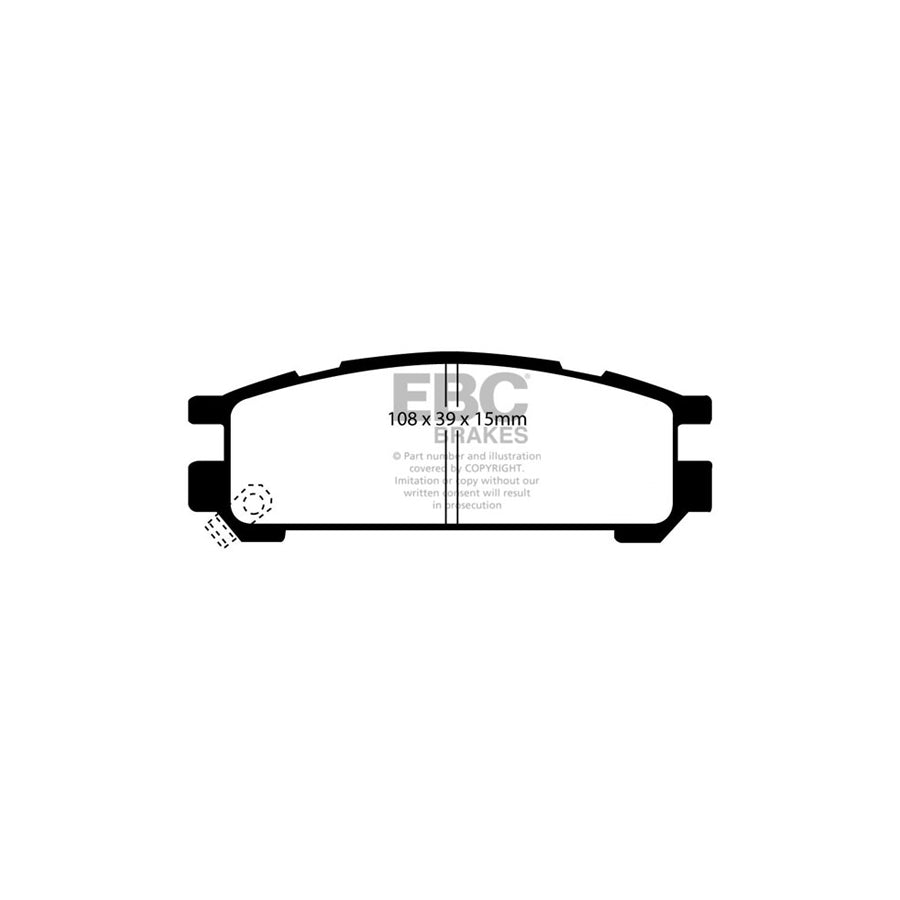 EBC PD11KR543 Subaru Greenstuff Rear Brake Pad & GD Disc Kit (Inc. Impreza & Legacy) 2 | ML Performance UK Car Parts