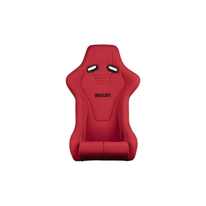 BRAUM Falcon-R Series Fixed Back Bucket Composite Seat Red Cloth - Priced Per Seat