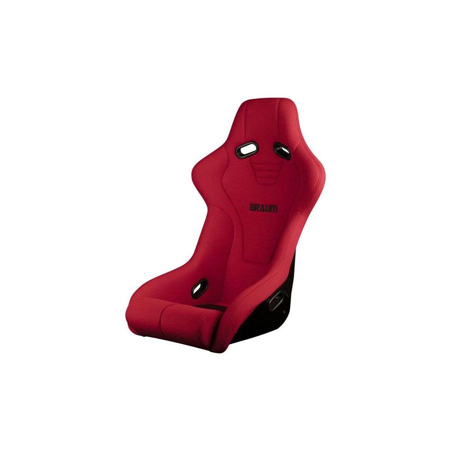 BRAUM Falcon-R Series Fixed Back Bucket Composite Seat Red Cloth - Priced Per Seat | ML Performance UK Car Parts