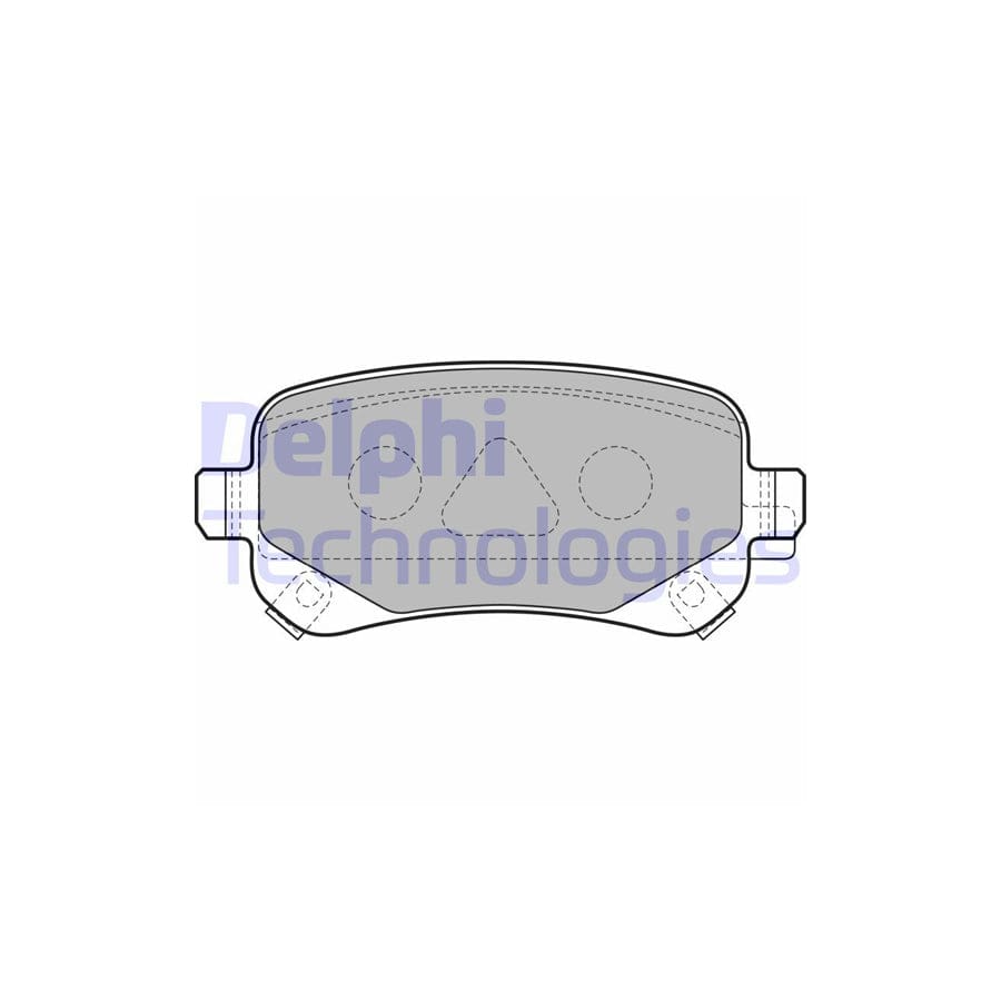 Delphi Lp2174 Brake Pad Set