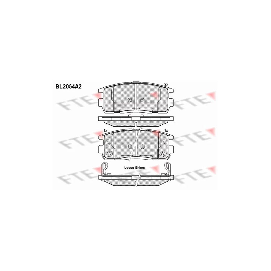 Fte 9010638 Brake Pad Set | ML Performance UK Car Parts