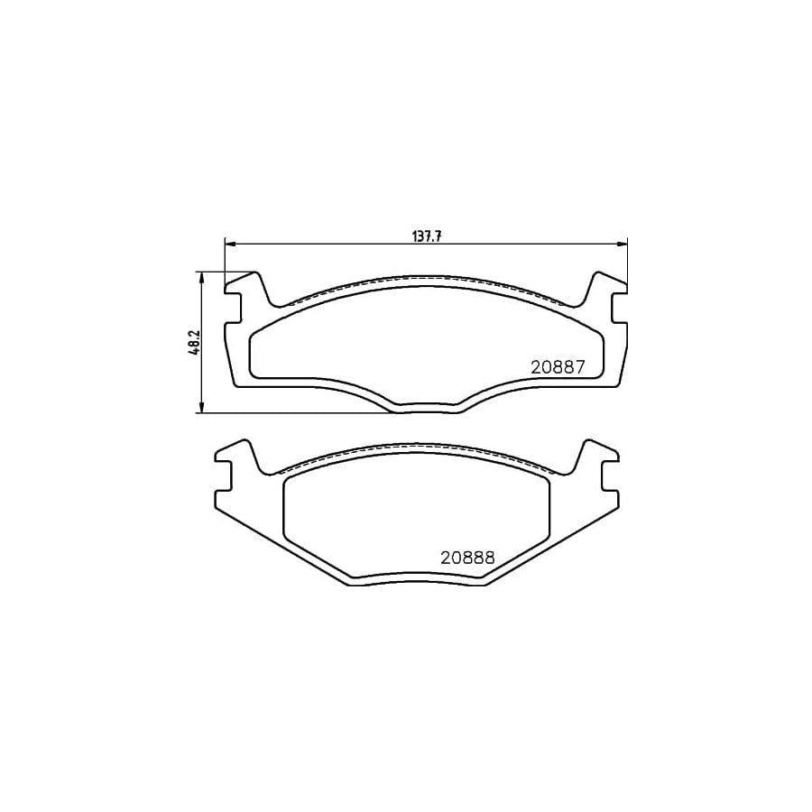 Mintex Mdb1267 Brake Pad Set