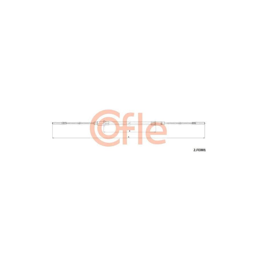 Cofle 18.003 Clutch Cable For Nissan Sunny