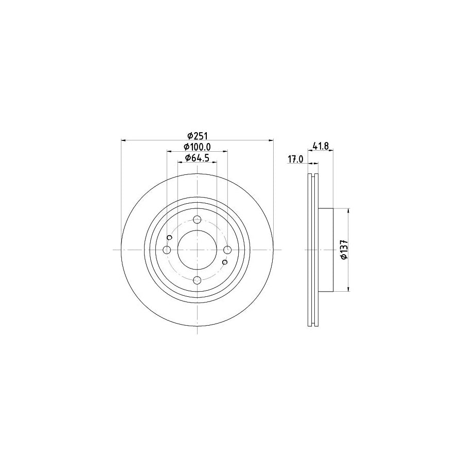 Hella 8MP 376 801-264 Water Pump